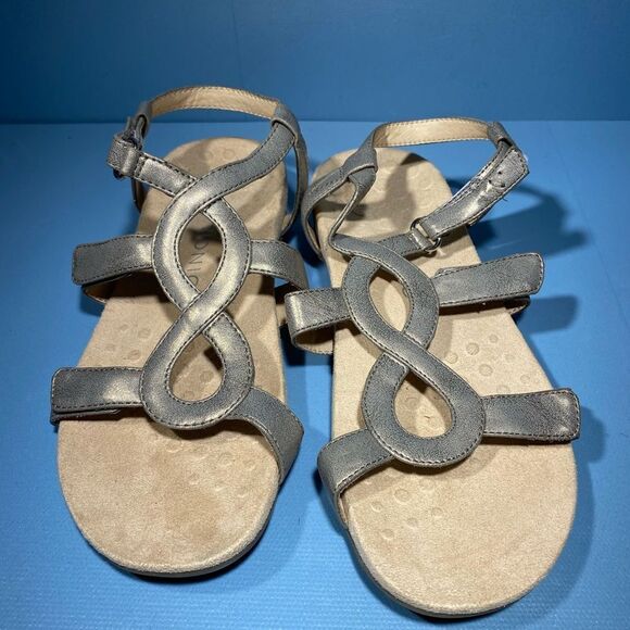 Vionic Jodie Women Size 8 Gray Comfort Walking Ergonomic Orthotic Walking Sandal - Picture 4 of 7